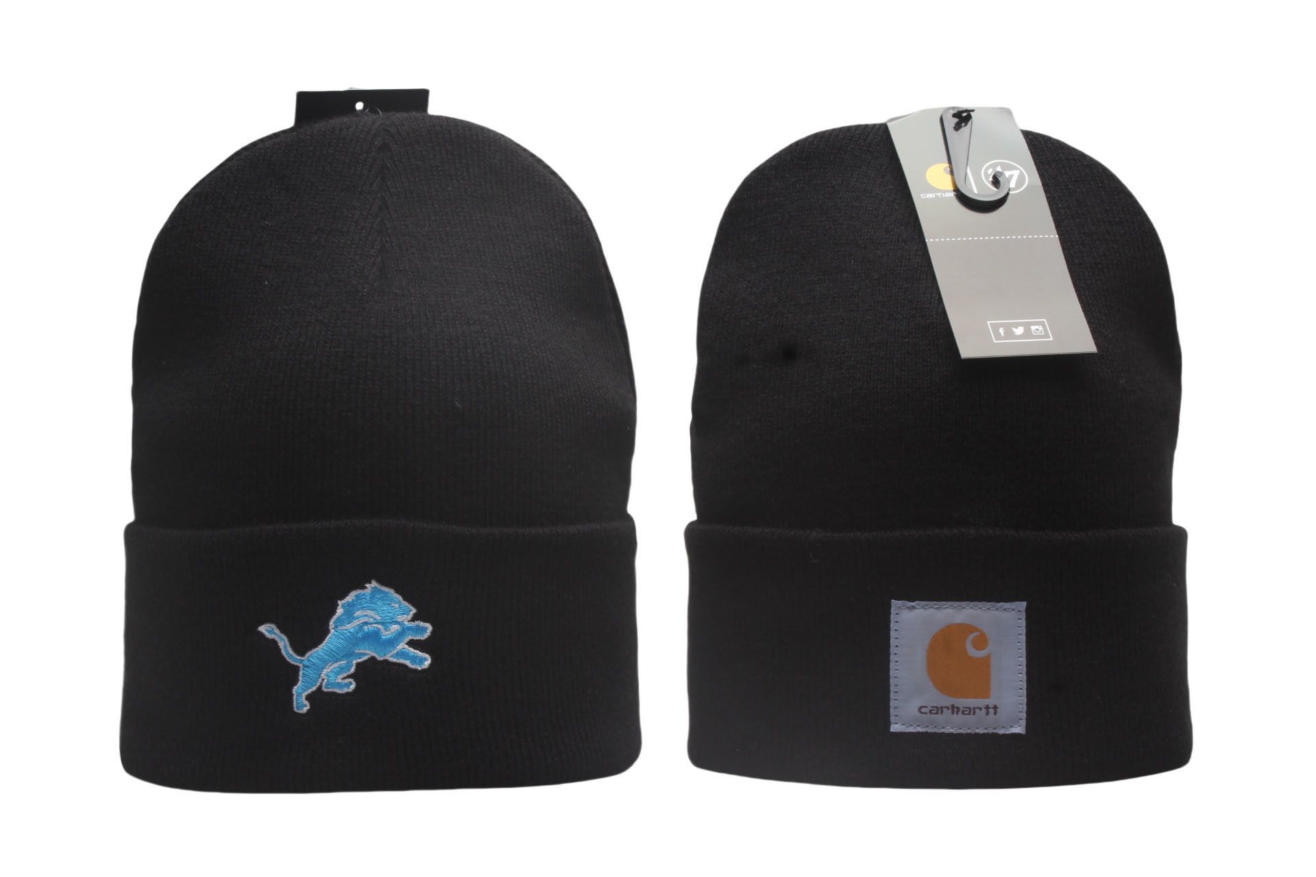 2025 NFL Detroit Lions Hat beanie style 04->->Sports Caps